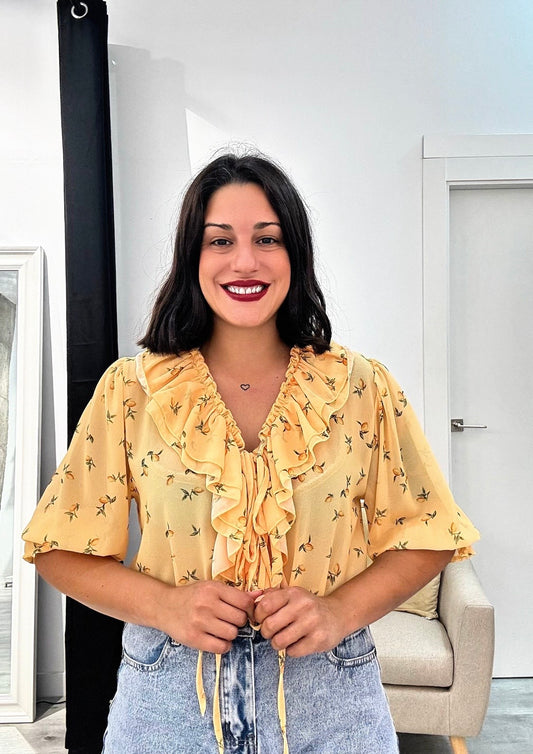 Camisa Natural amarilla